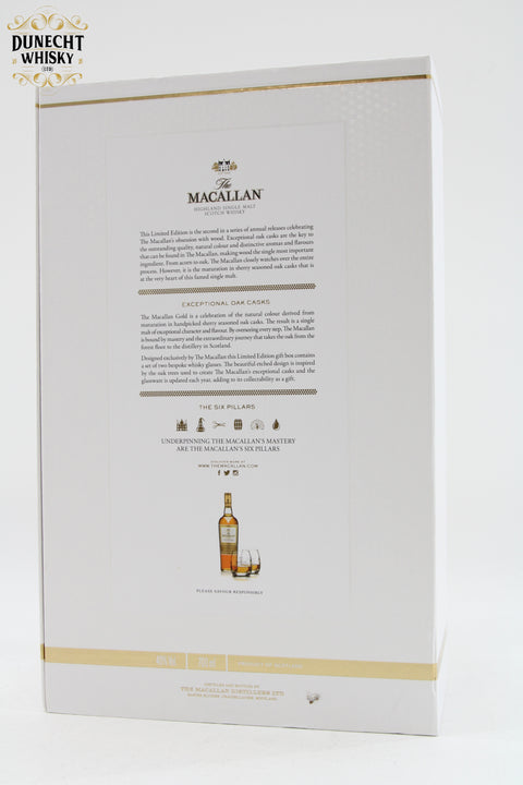 Macallan - Gold - Limited Edition & 2 Glasses