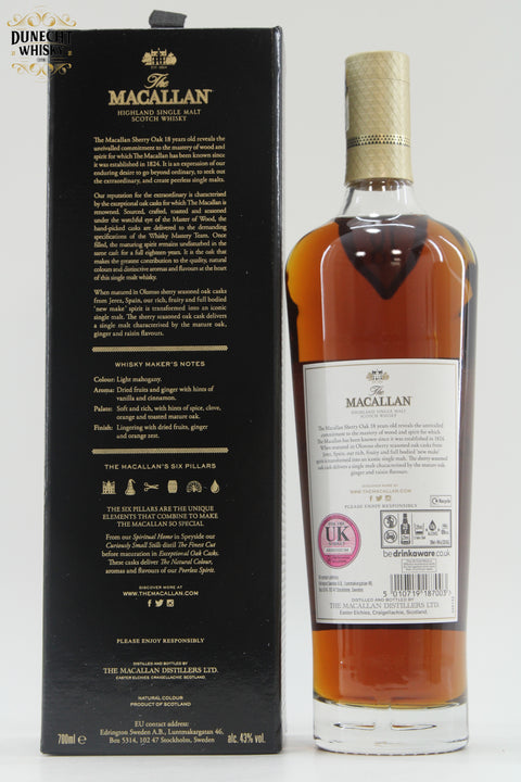 Macallan - 18 Years Old Sherry Oak - 2022 Release