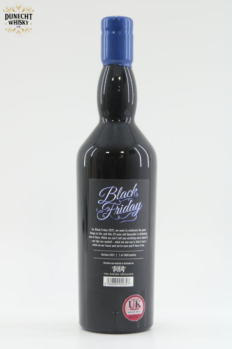 Black Friday - 22 Years Old - Speyside Single Malt - 2021 Release