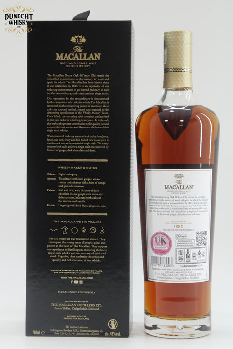 Macallan - 18 Years Old - Sherry Oak - 2024 Release