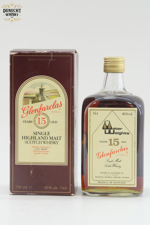 Glenfarclas 15 Year Old 1980s / Water Weights