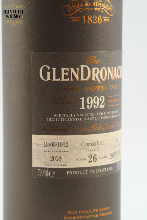 Glendronach - 26 Year Old (1992) Single Cask #66
