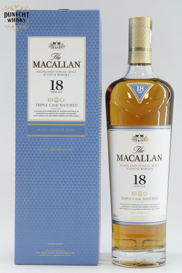 Macallan - 18 Years Old - Triple Cask Matured - 2018 Release