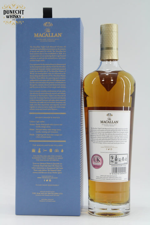 Macallan - 18 Years Old - Triple Cask Matured - 2018 Release