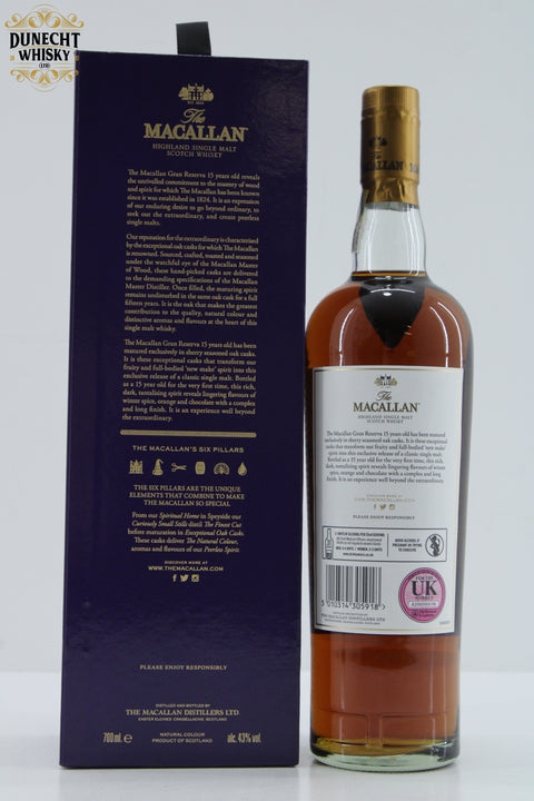 Macallan 15 Year Old Gran Reserva