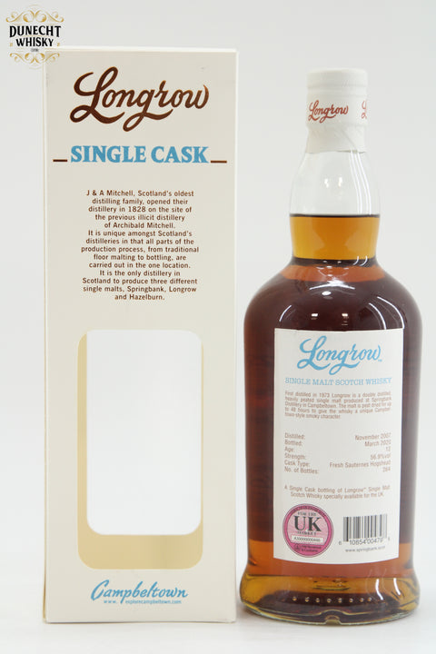 Longrow 2007 Single Sauternes Cask 12 Year Old / UK