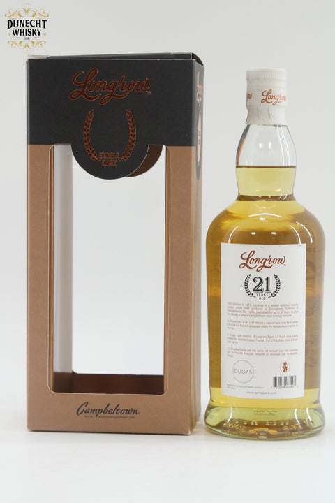 Longrow 21 Year Old Single Rum Cask / Societe Dugas - France