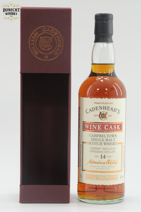 Longrow 2007 Cadenhead's 14 Year Old Wine Cask