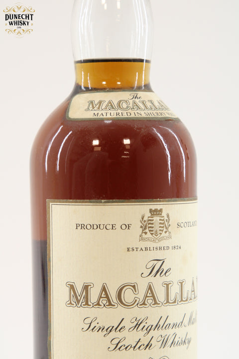 Macallan 12 Year Old — Bottled 1980s-1990s - Giovinetti — 75cl