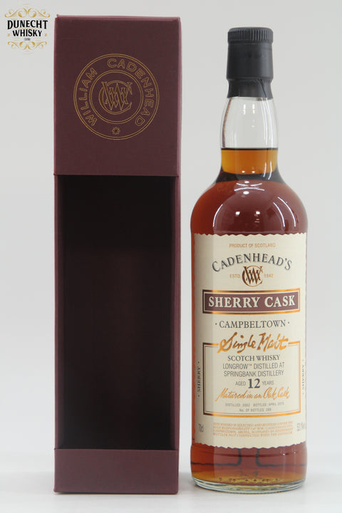 Longrow 2002 Cadenhead's 12 Year Old Sherry Cask