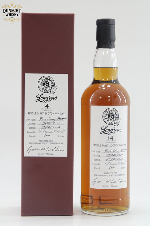 Longrow 2001 Springbank Society 14 Year Old / Fresh Sherry Butt