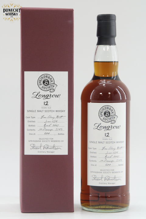 Longrow 1996 12 Year Old Society Bottling