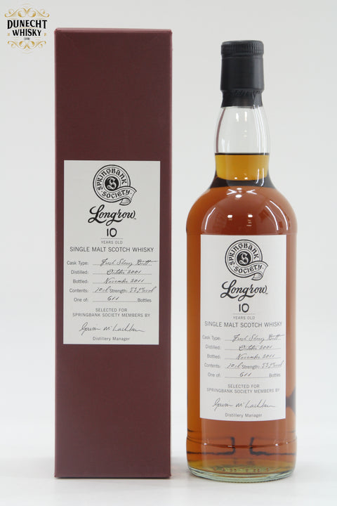 Longrow 2001 10 Year Old Society Bottling
