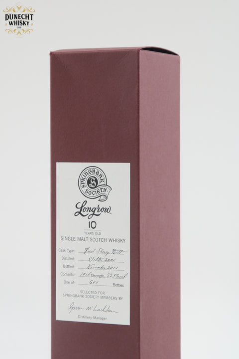 Longrow 2001 10 Year Old Society Bottling