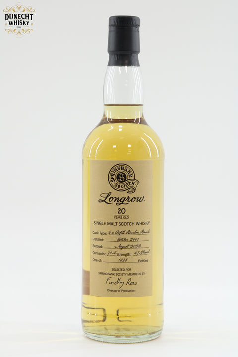 Longrow 2001 20 Year Old - Society Bottling