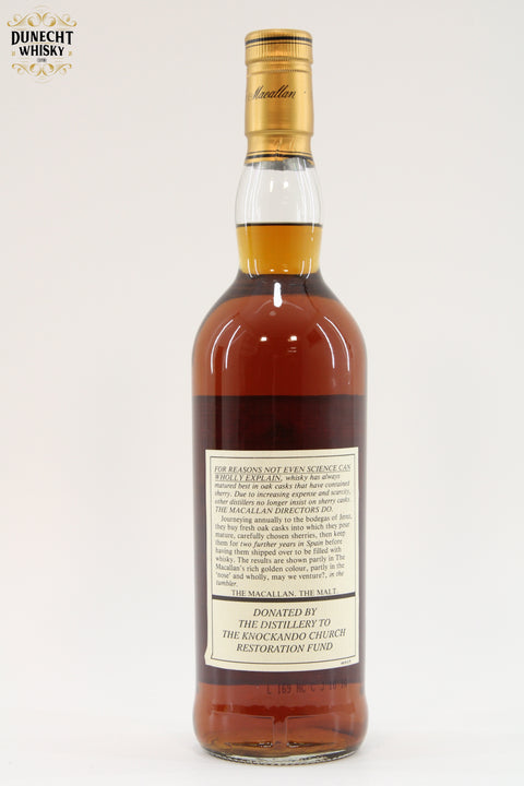 Macallan - 10 Year Old (1990s) Knockando Church - One of 250 Bottles