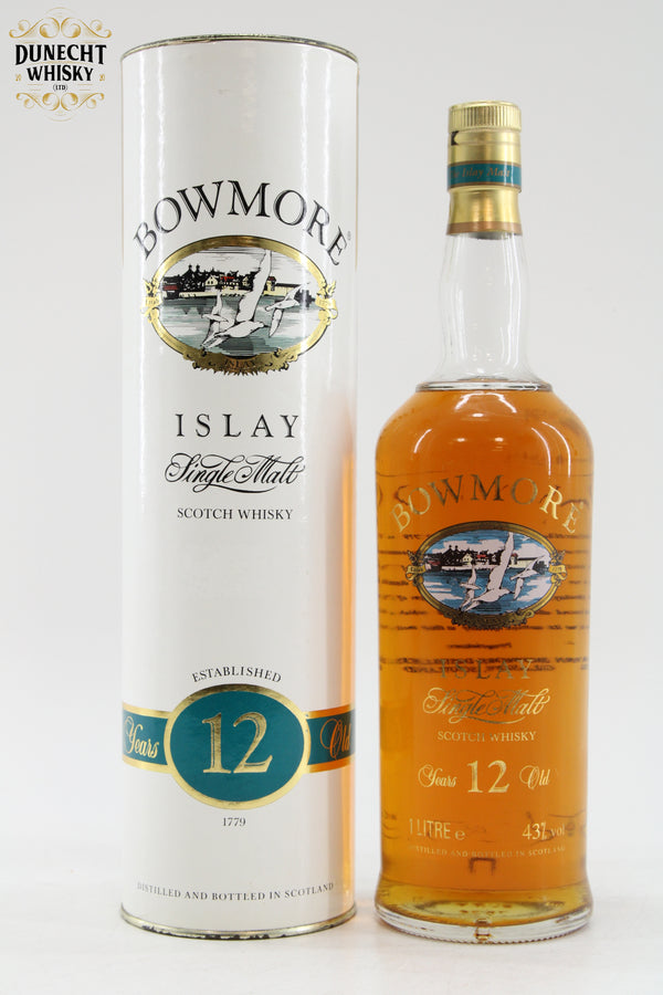 Bowmore - 12 Year Old (1990s Screen Print) 1 Litre
