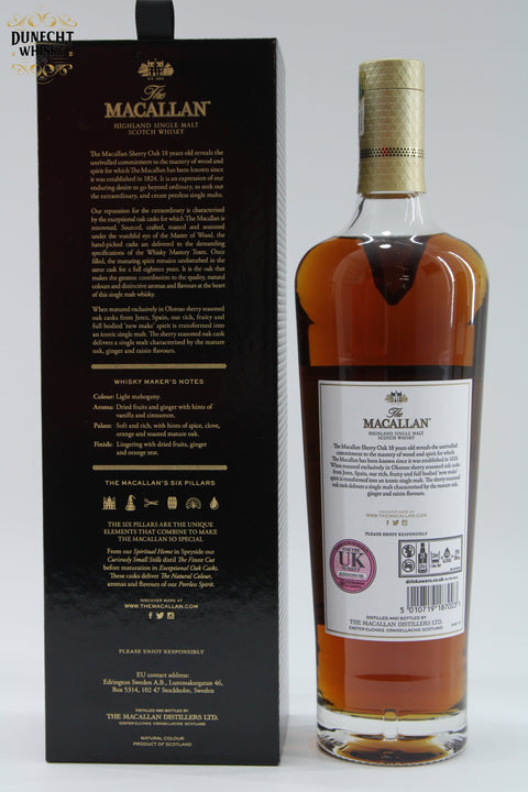 Macallan - 18 Years Old - Sherry Oak - 2020 Release