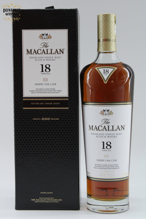 Macallan - 18 Years Old - Sherry Oak - 2022 Release