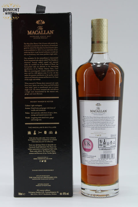 Macallan - 18 Years Old - Sherry Oak - 2022 Release