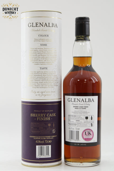 Glen Alba - 34 Years Old - Sherry Cask Finish