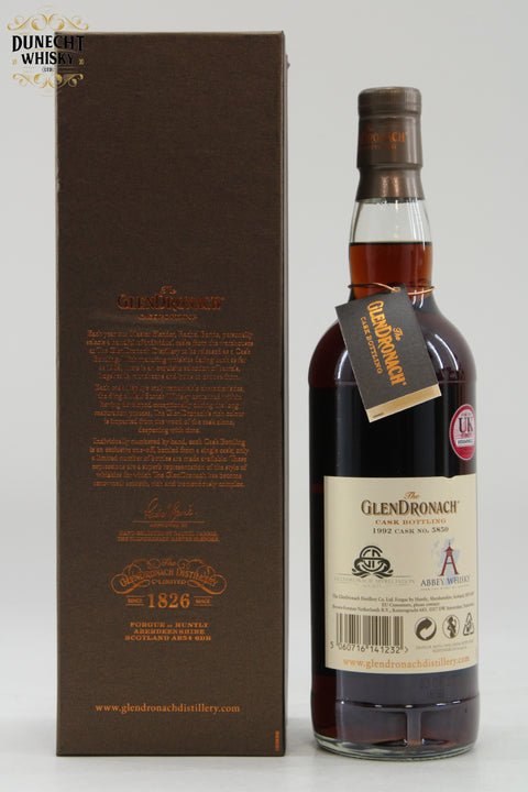 Glendronach - 27 Years Old - 1992 - Single PX Cask #5850 - G.A.S
