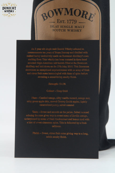 Bowmore 8 Year Old - 10 Years of Beam Suntory Commemorative Edition 2016