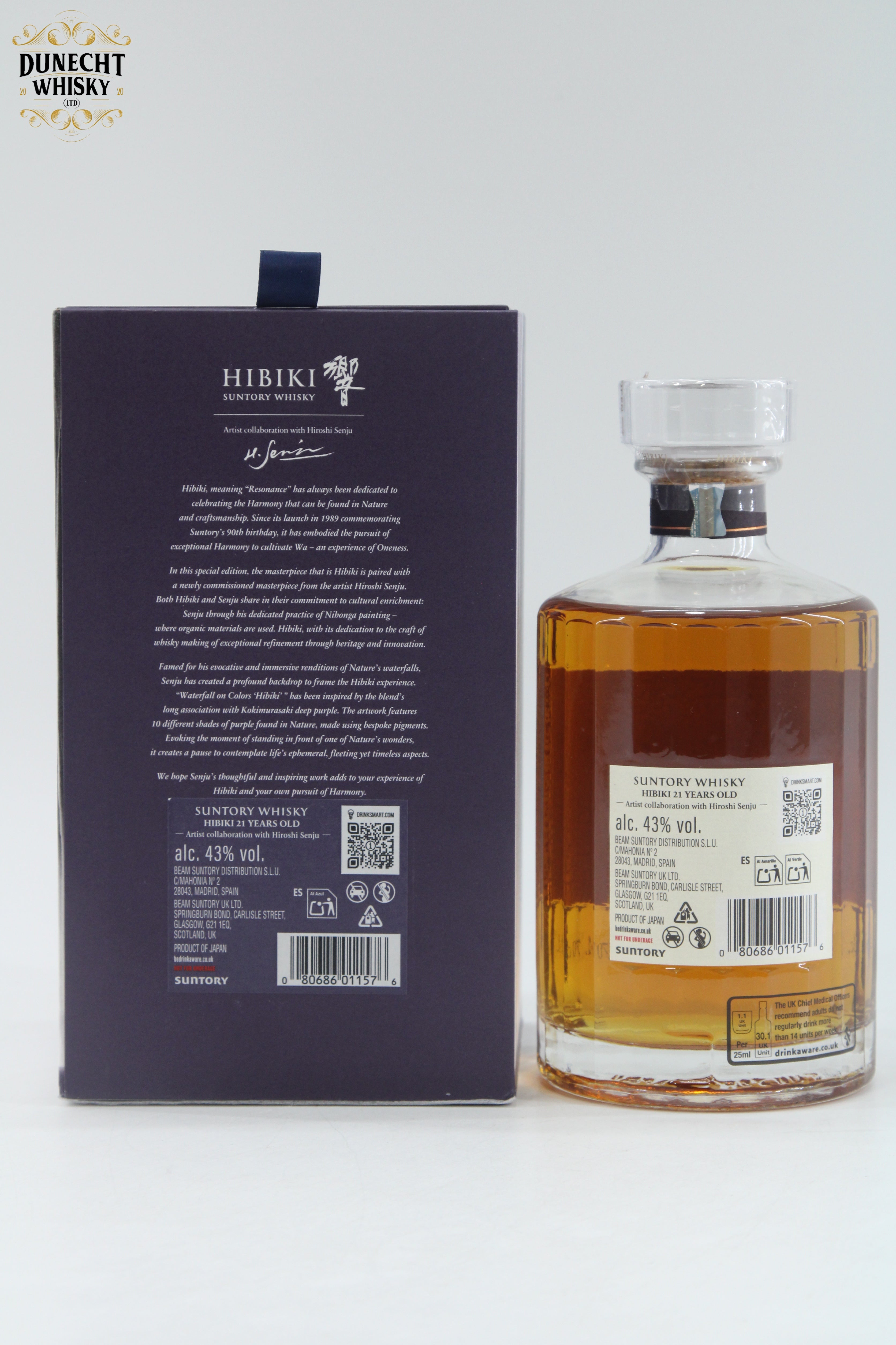 Hibiki 21 Year Old Hiroshi Senju – Dunecht Whisky