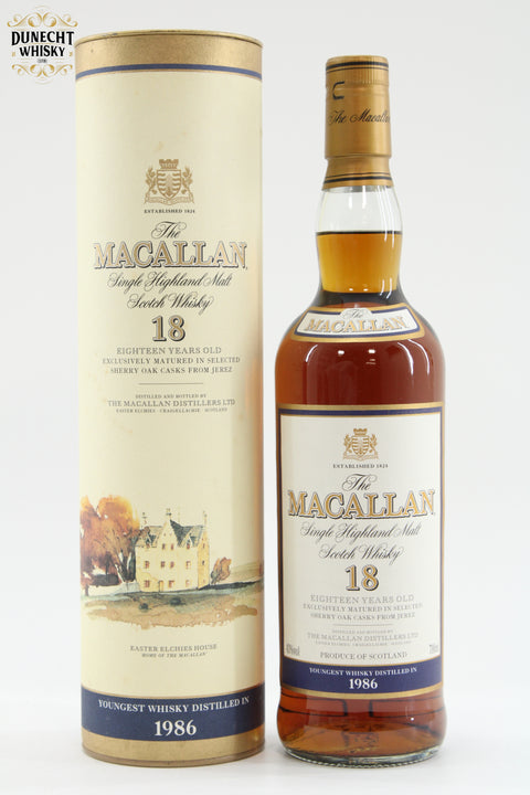 Macallan 1986 18 Year Old