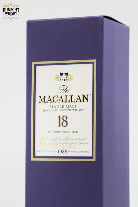 Macallan - 18 Year Old - 1986