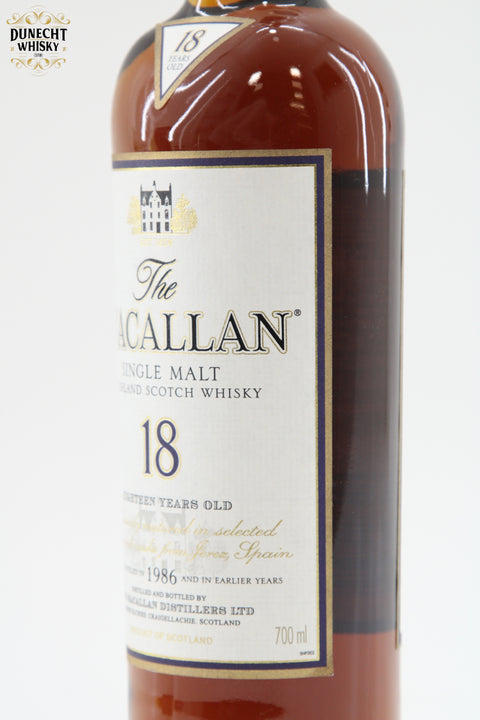 Macallan - 18 Year Old - 1986
