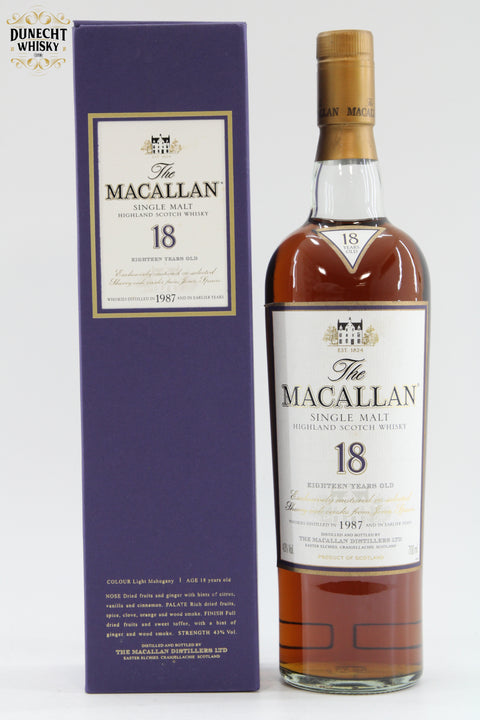 Macallan - 18 Year Old - 1987