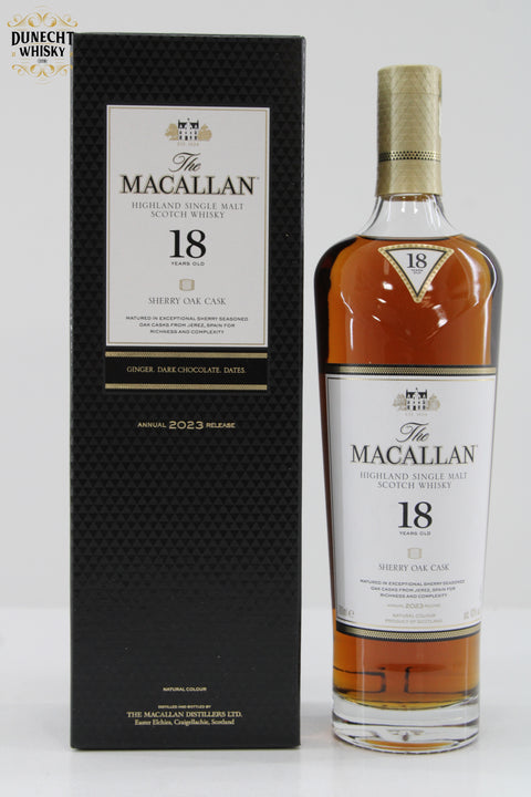 Macallan 18 Year Old Sherry Oak 2023 Release