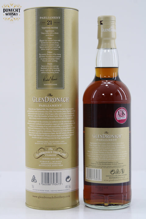 Glendronach 21 Year Old Parliament