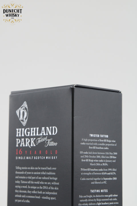 Highland Park - 16 Years Old - Twisted Tattoo