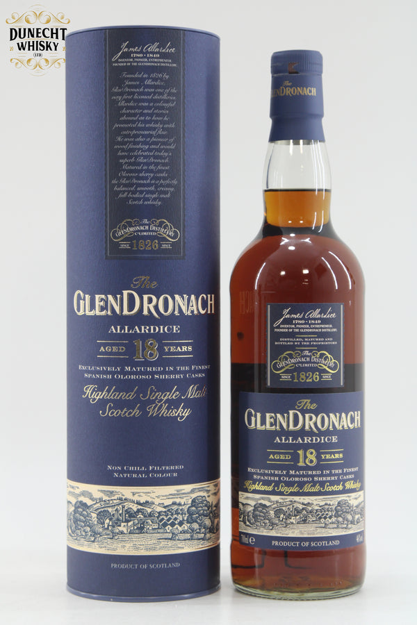 Glendronach 18 Year Old Allardice 2016 Release