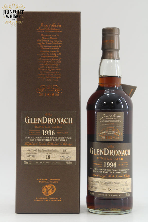 Glendronach - 18 Year Old (1996) Single Cask #1487