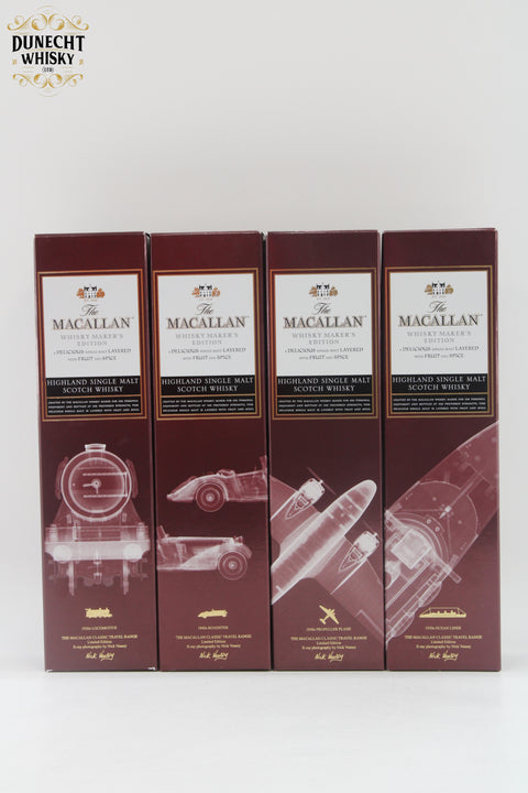 Macallan - Whisky Maker's Edition - Nick Veasey Classic Travel - 4 x 70cl