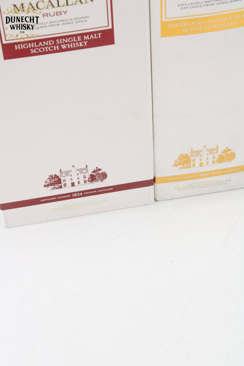 Macallan - Gold, Amber, Sienna & Ruby - 1824 Series (4 x 70cl)