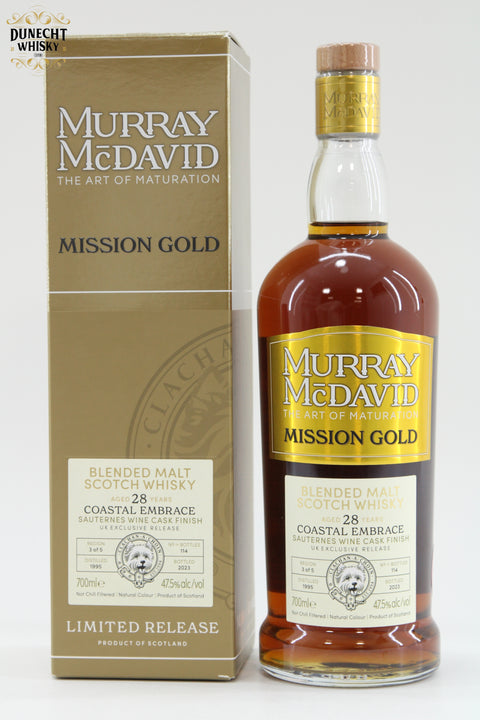 Coastal Embrace 28 Year Old 1995 - Mission Gold (Murray McDavid) 70cl Whisky