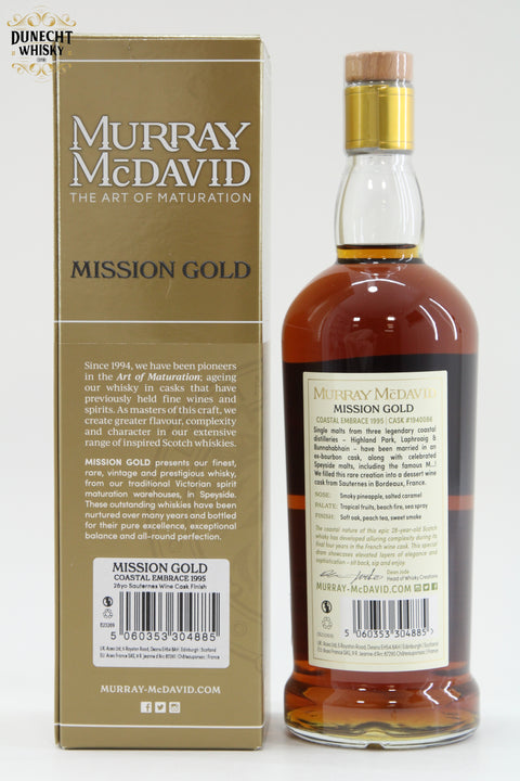 Coastal Embrace 28 Year Old 1995 - Mission Gold (Murray McDavid) 70cl Whisky