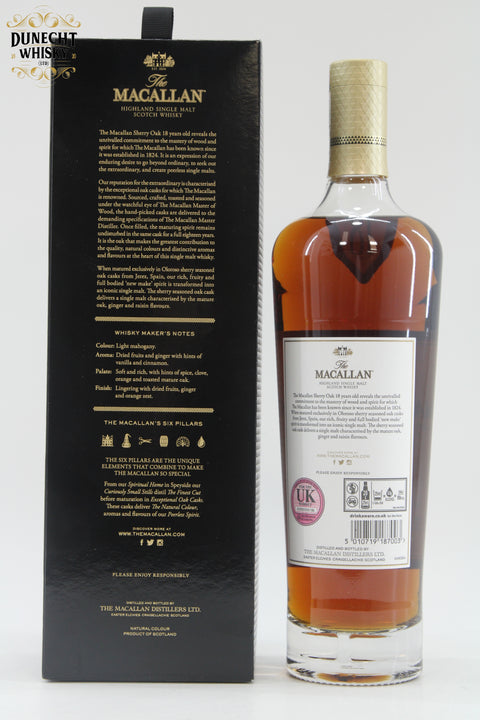 Macallan - 18 Years Old - Sherry Oak - 2019 Release