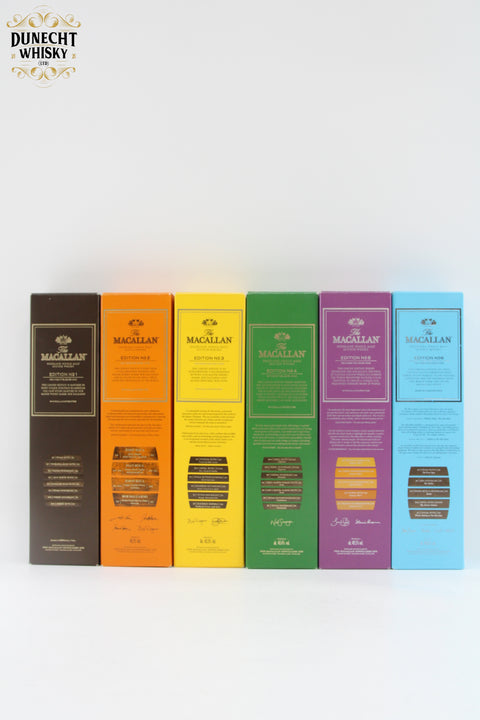 Macallan - Edition 1,2,3,4,5 & 6