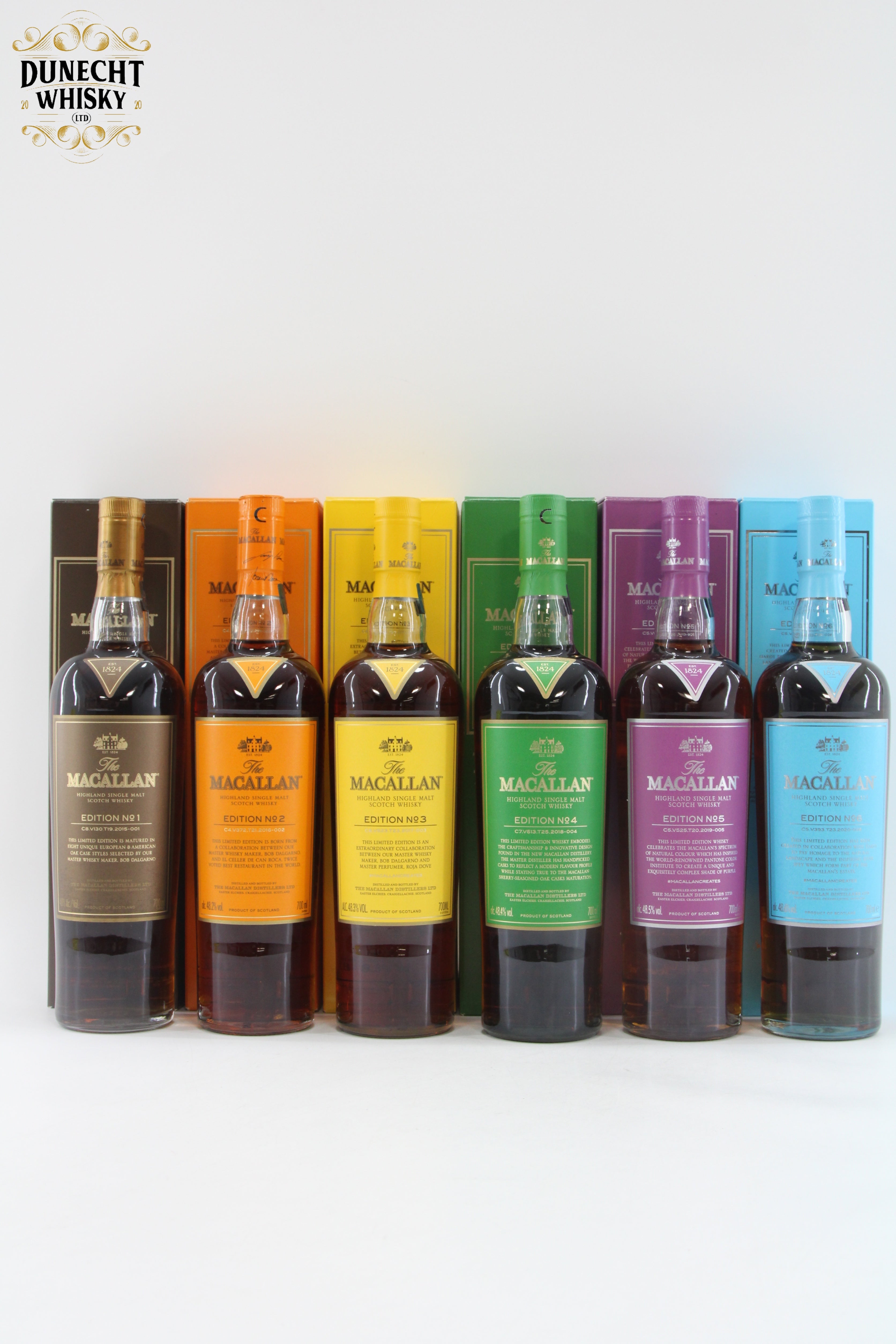 Macallan - Edition 1,2,3,4,5 & 6 – Dunecht Whisky