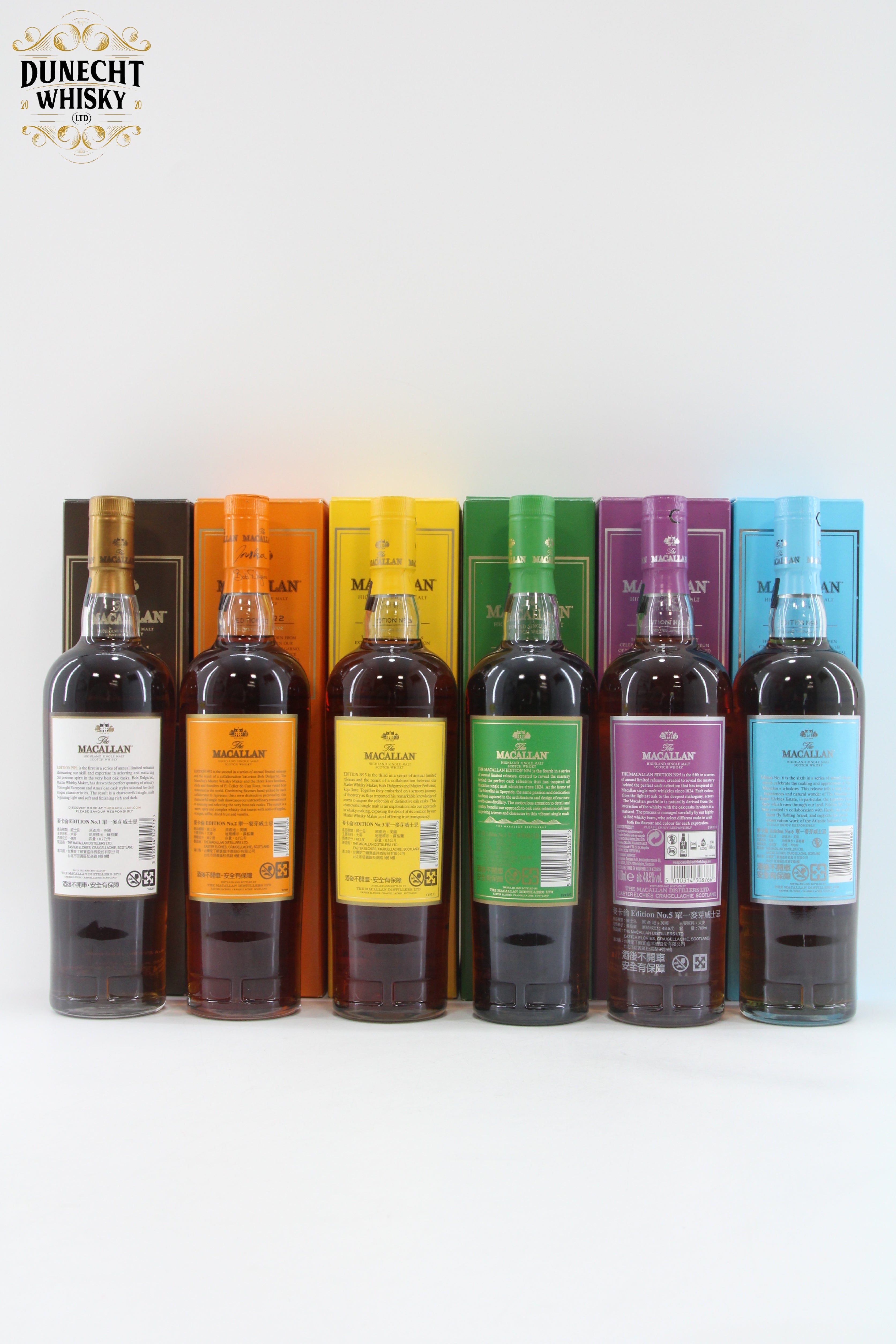 Macallan - Edition 1,2,3,4,5 & 6 – Dunecht Whisky