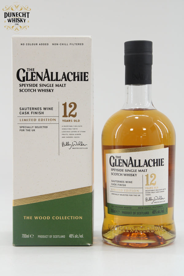 Glenallachie 12 Year Old Sauternes Wine Cask Finish The Wood Collection