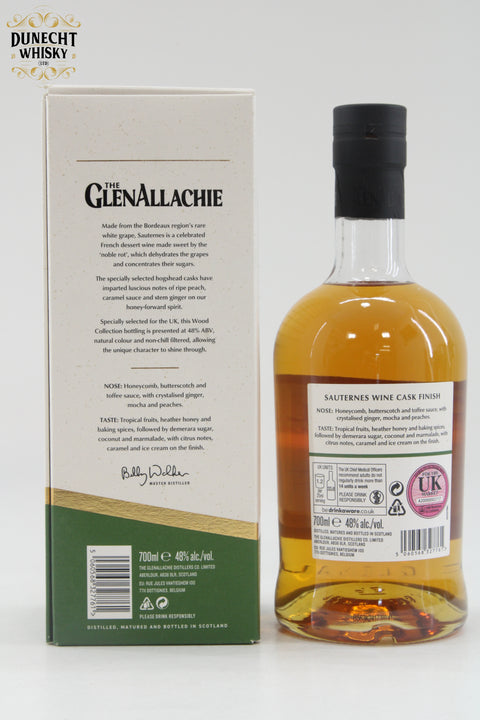 Glenallachie 12 Year Old Sauternes Wine Cask Finish The Wood Collection
